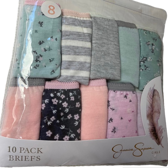 Jessica Simpson Briefs girls , 10 Pack Briefs 👧🏻 - Picture 5 of 9